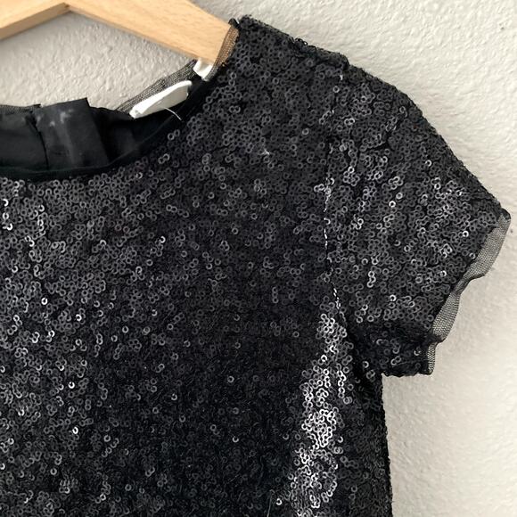 Gap Kids Sequin Shift Dress - Black - XS or 4/5 - Picture 3 of 11